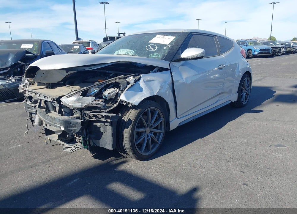 2015 HYUNDAI VELOSTER TURBO VIN: KMHTC6AE0FU249199