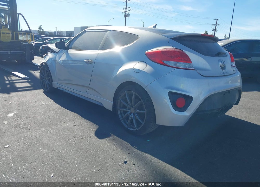 2015 HYUNDAI VELOSTER TURBO VIN: KMHTC6AE0FU249199