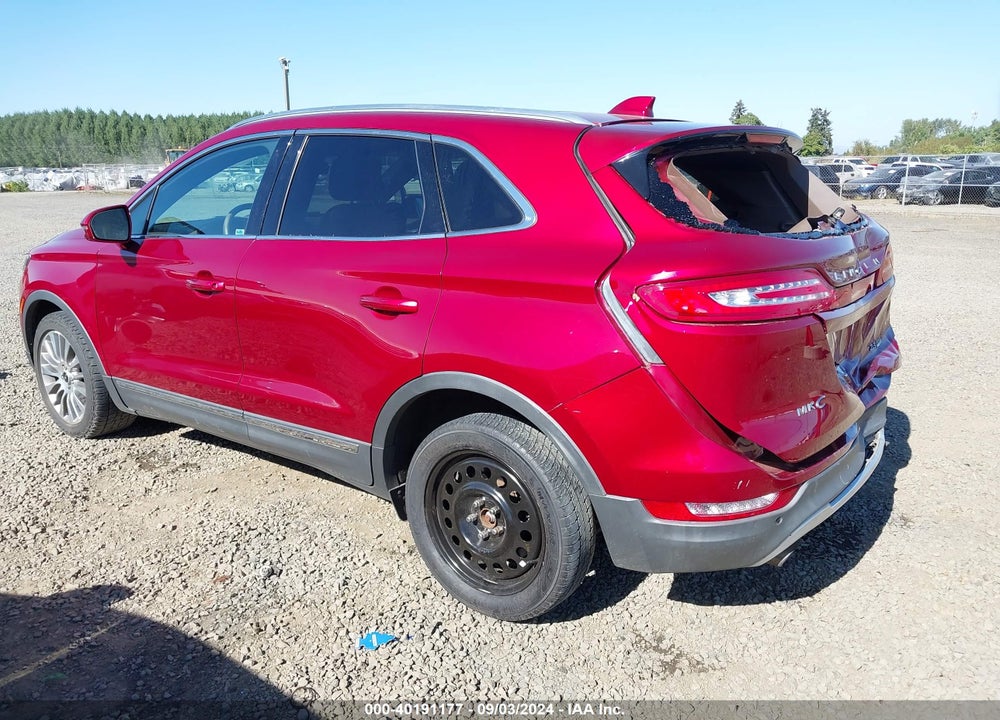 2015 LINCOLN MKC VIN: 5LMTJ2AH2FUJ03019