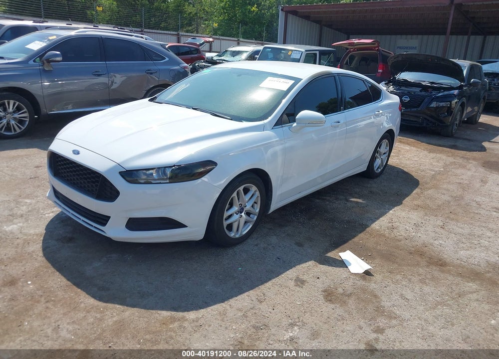 2016 FORD FUSION SE VIN: 3FA6P0H7XGR383484