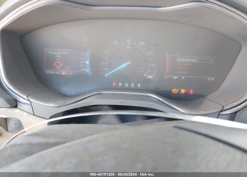 2016 FORD FUSION SE VIN: 3FA6P0H7XGR383484