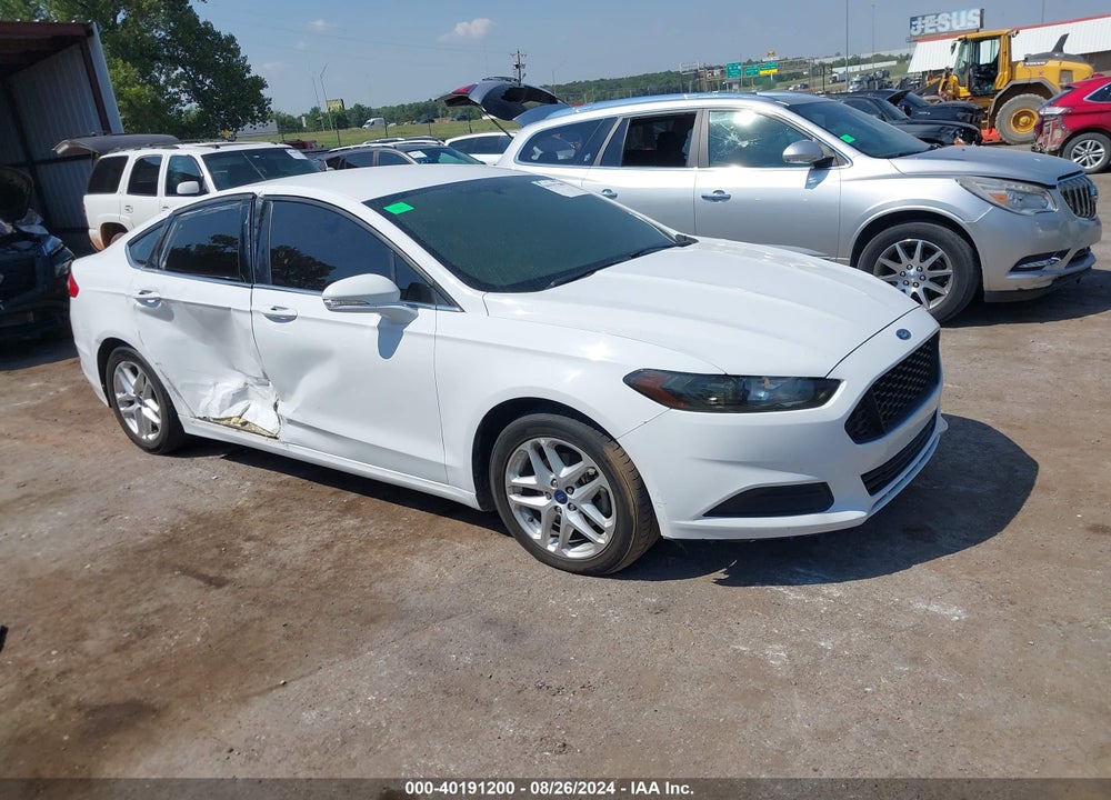 2016 FORD FUSION SE VIN: 3FA6P0H7XGR383484