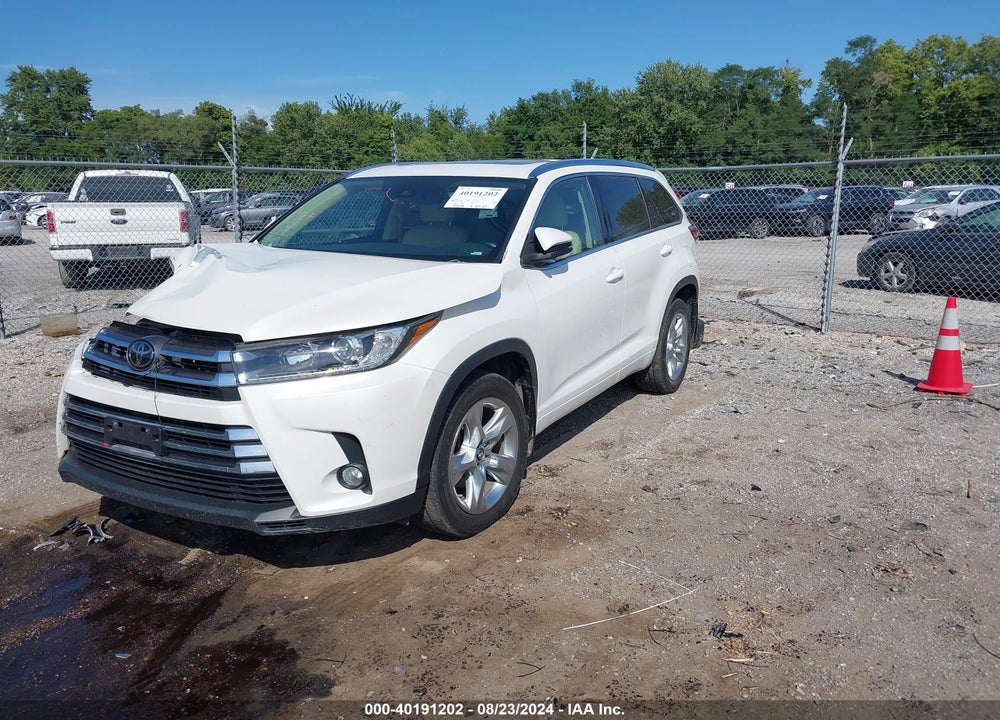 2017 TOYOTA HIGHLANDER LIMITED VIN: 5TDDZRFH1HS484021
