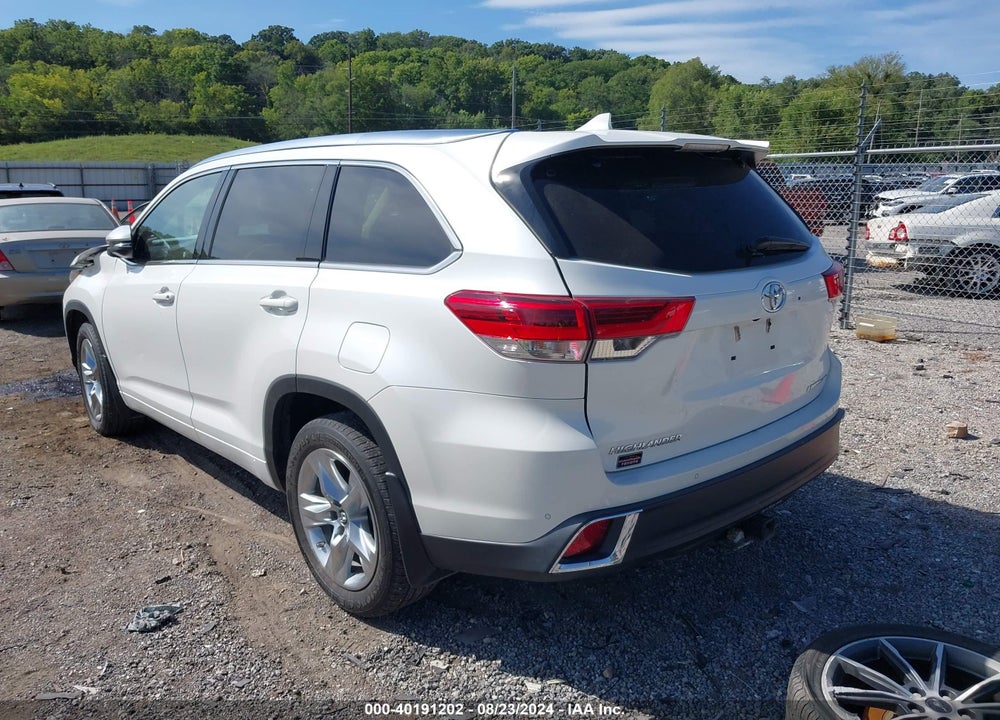2017 TOYOTA HIGHLANDER LIMITED VIN: 5TDDZRFH1HS484021