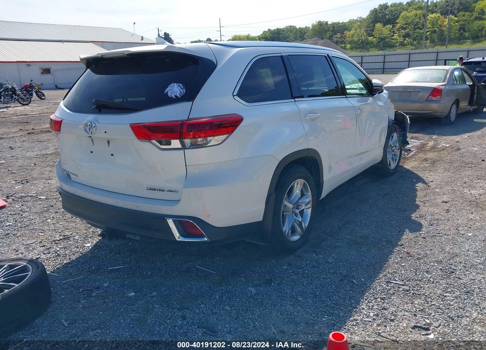 2017 TOYOTA HIGHLANDER LIMITED VIN: 5TDDZRFH1HS484021