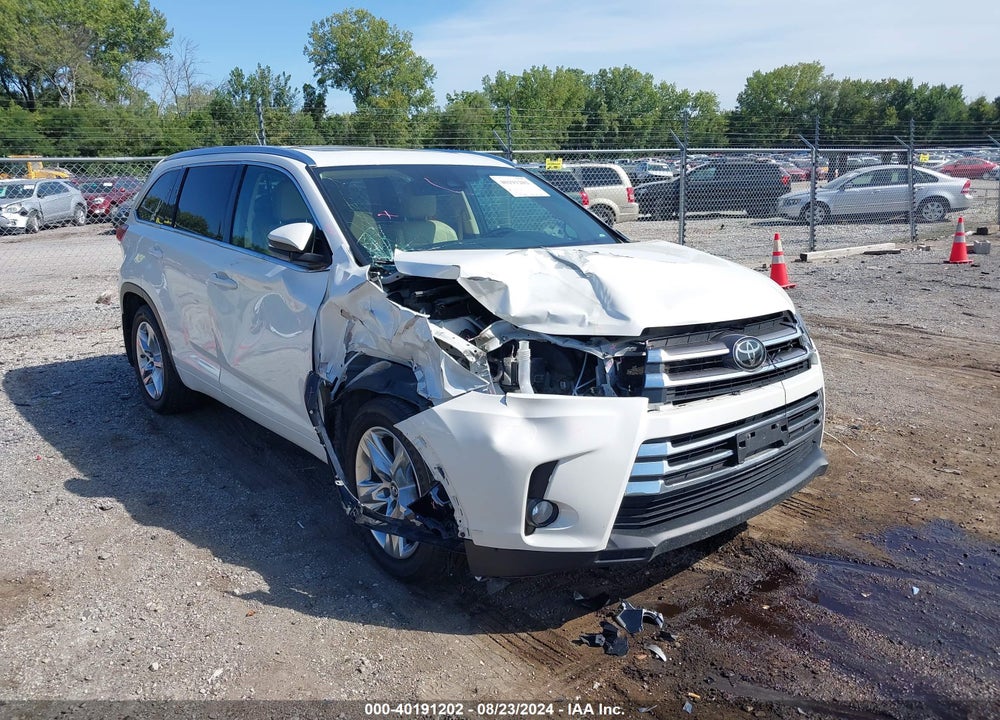 2017 TOYOTA HIGHLANDER LIMITED VIN: 5TDDZRFH1HS484021