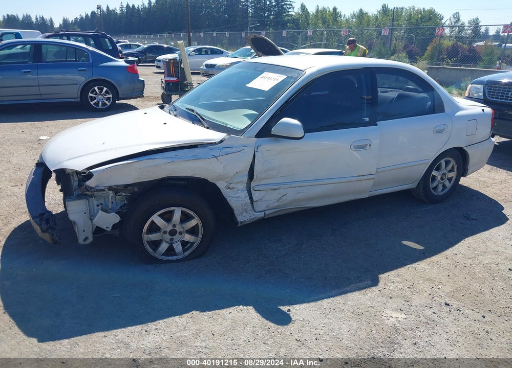 2002 KIA SPECTRA VIN: KNAFB121325184336