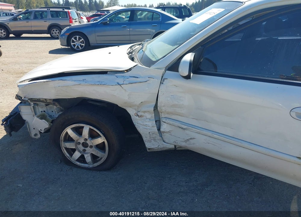 2002 KIA SPECTRA VIN: KNAFB121325184336