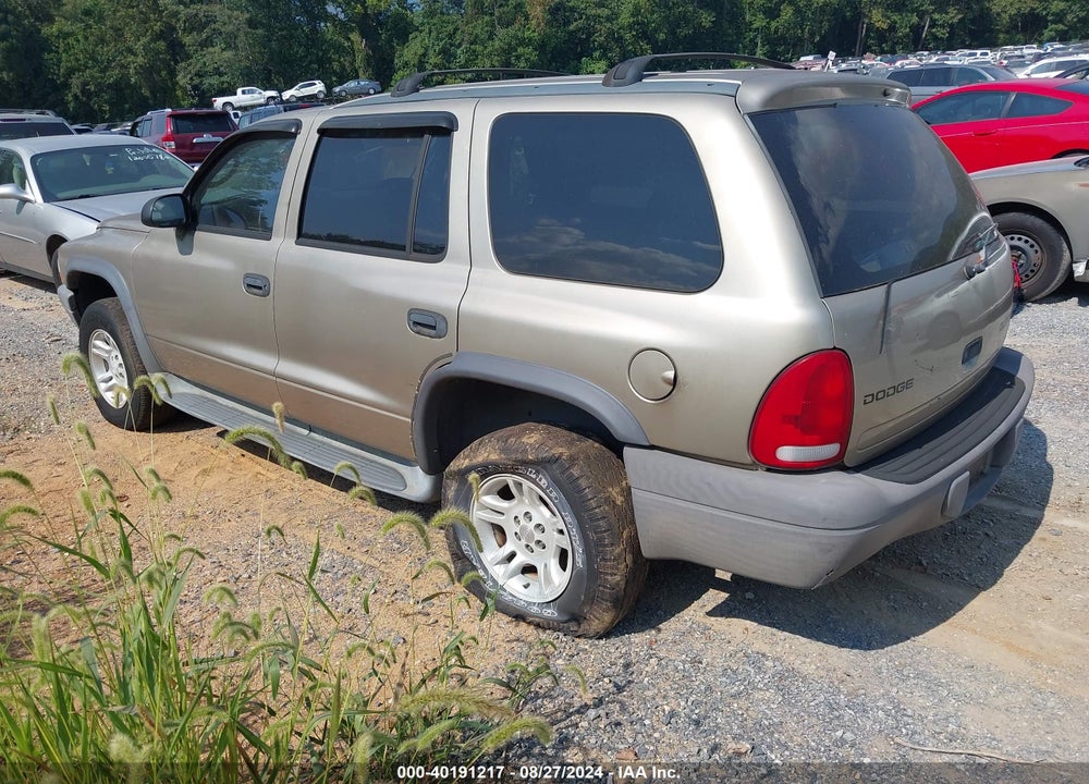 2003 DODGE DURANGO SPORT/SXT VIN: 1D4HS38N13F563724