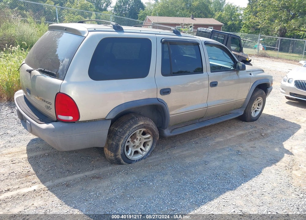 2003 DODGE DURANGO SPORT/SXT VIN: 1D4HS38N13F563724