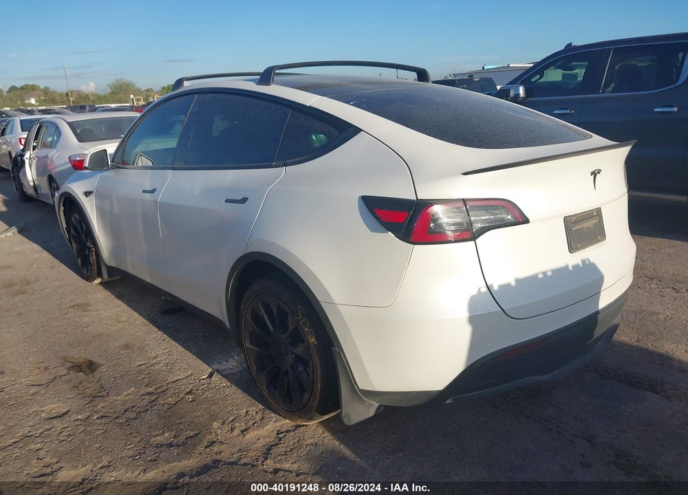 2020 TESLA MODEL Y LONG RANGE DUAL MOTOR ALL-WHEEL DRIVE VIN: 5YJYGDEE4LF014502