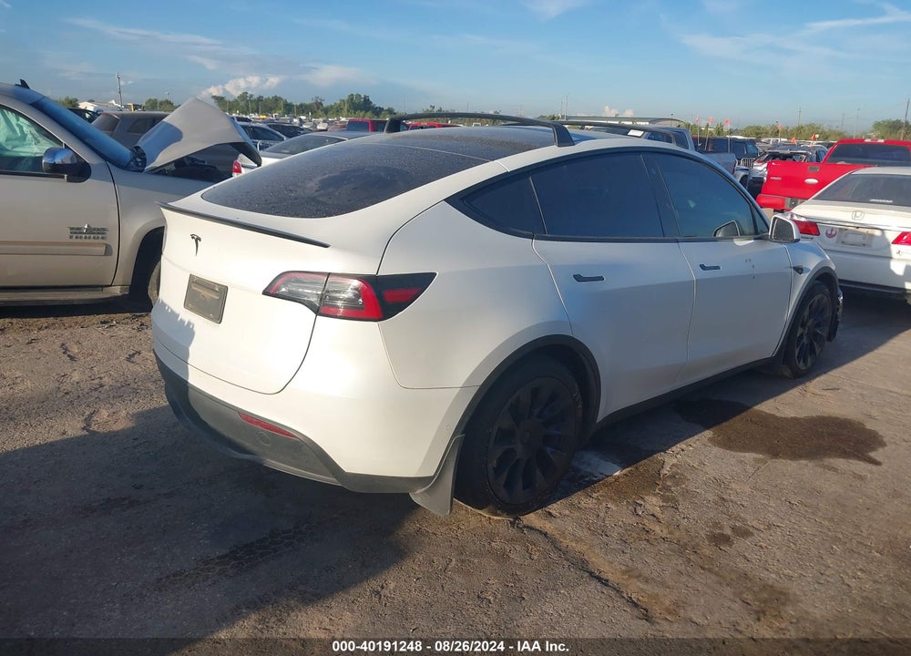 2020 TESLA MODEL Y LONG RANGE DUAL MOTOR ALL-WHEEL DRIVE VIN: 5YJYGDEE4LF014502