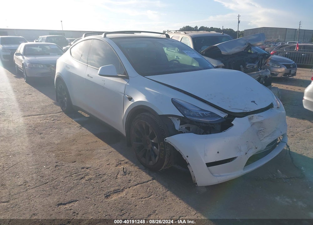 2020 TESLA MODEL Y LONG RANGE DUAL MOTOR ALL-WHEEL DRIVE VIN: 5YJYGDEE4LF014502