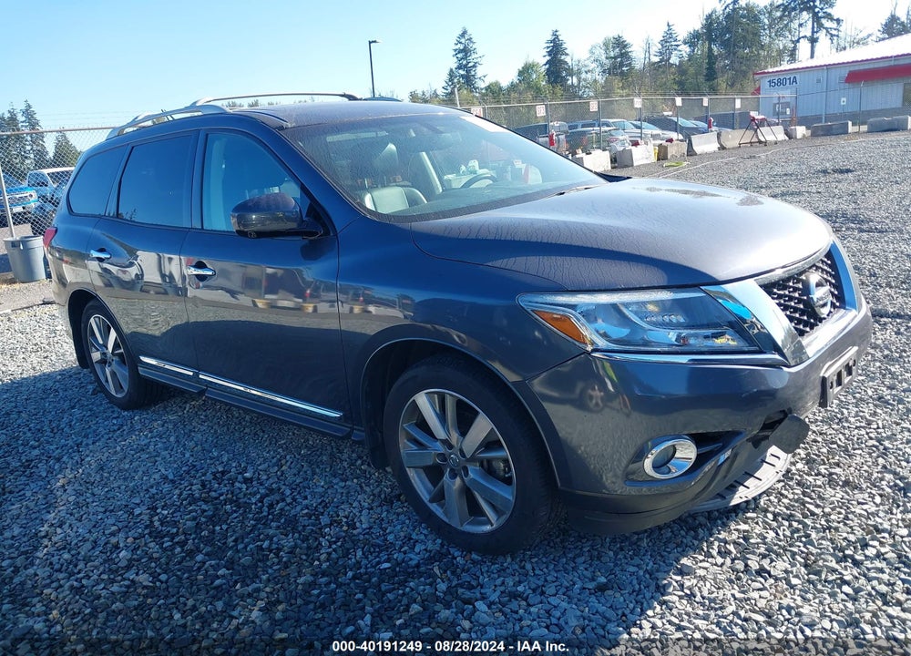 2013 NISSAN PATHFINDER PLATINUM VIN: 5N1AR2MM7DC674892