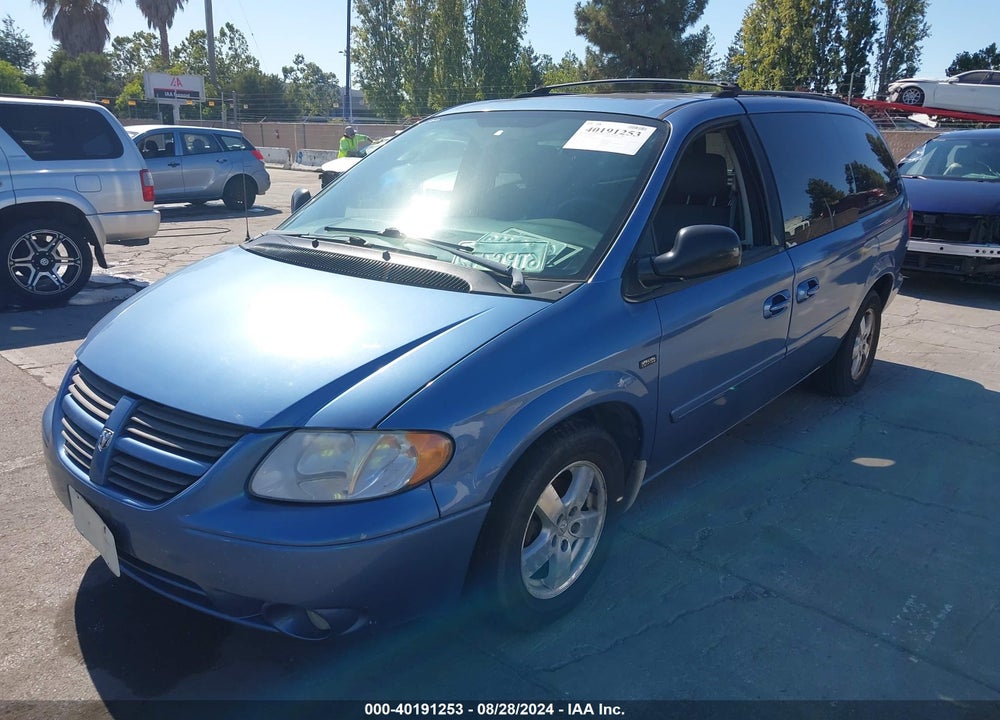 2007 DODGE GRAND CARAVAN SXT VIN: 2D4GP44L77R295185