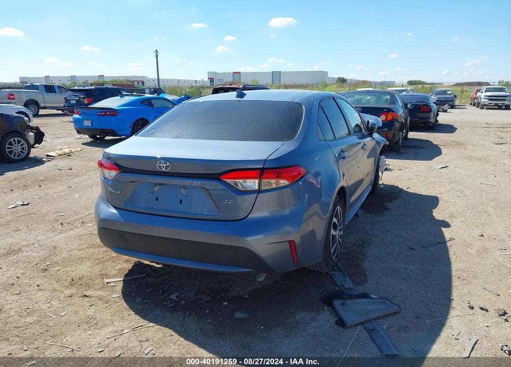 2022 TOYOTA COROLLA LE VIN: JTDEPMAE2N3014538