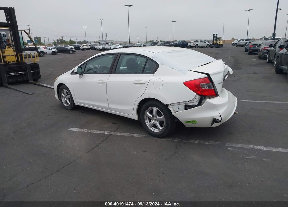 2012 HONDA CIVIC NATURAL GAS VIN: 19XFB5F59CE003611