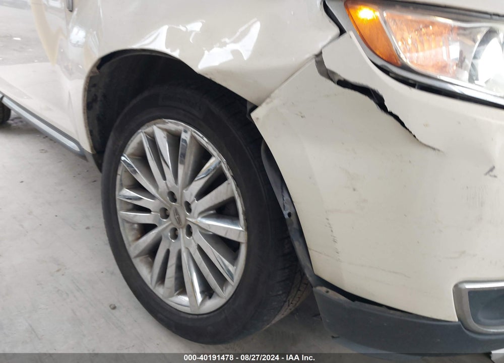 2012 LINCOLN MKX VIN: 2LMDJ8JK5CBL07244