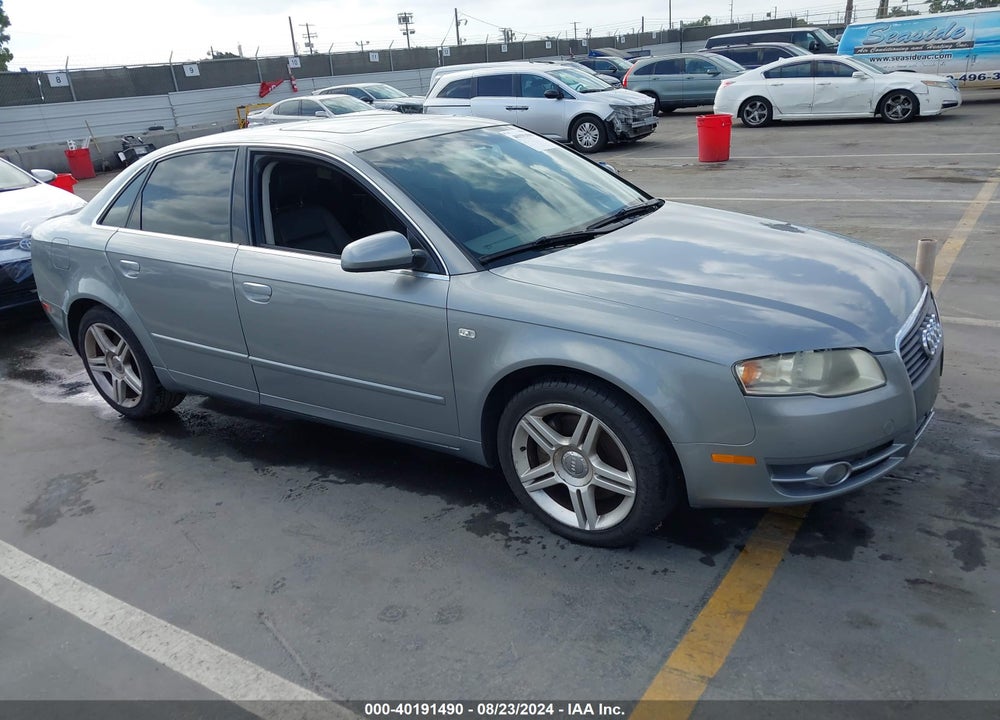 2007 AUDI A4 2.0T VIN: WAUAF78E17A214539
