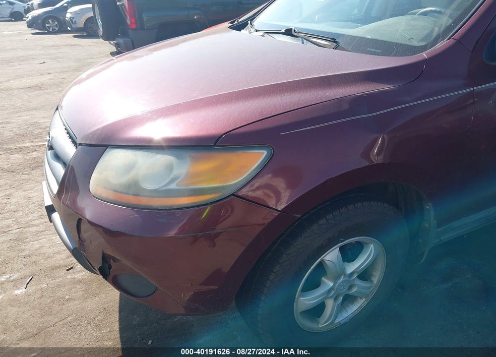 2008 HYUNDAI SANTA FE GLS VIN: 5NMSG13D38H181597