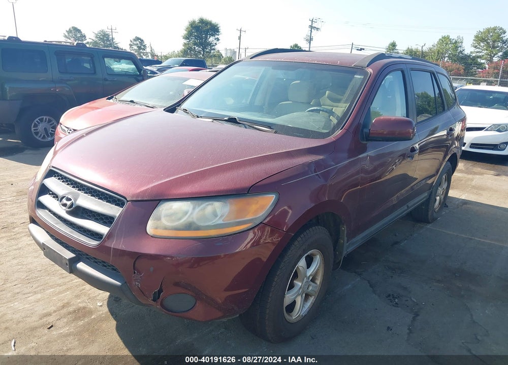 2008 HYUNDAI SANTA FE GLS VIN: 5NMSG13D38H181597