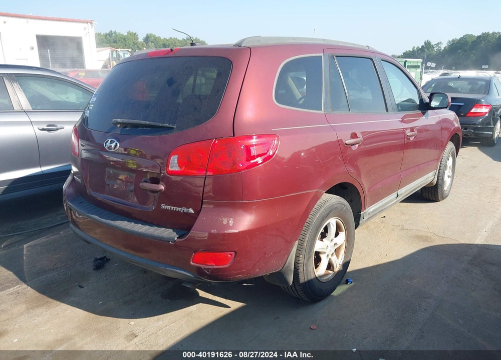2008 HYUNDAI SANTA FE GLS VIN: 5NMSG13D38H181597