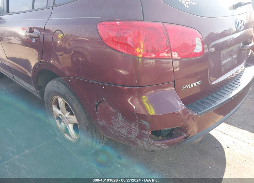 2008 HYUNDAI SANTA FE GLS VIN: 5NMSG13D38H181597