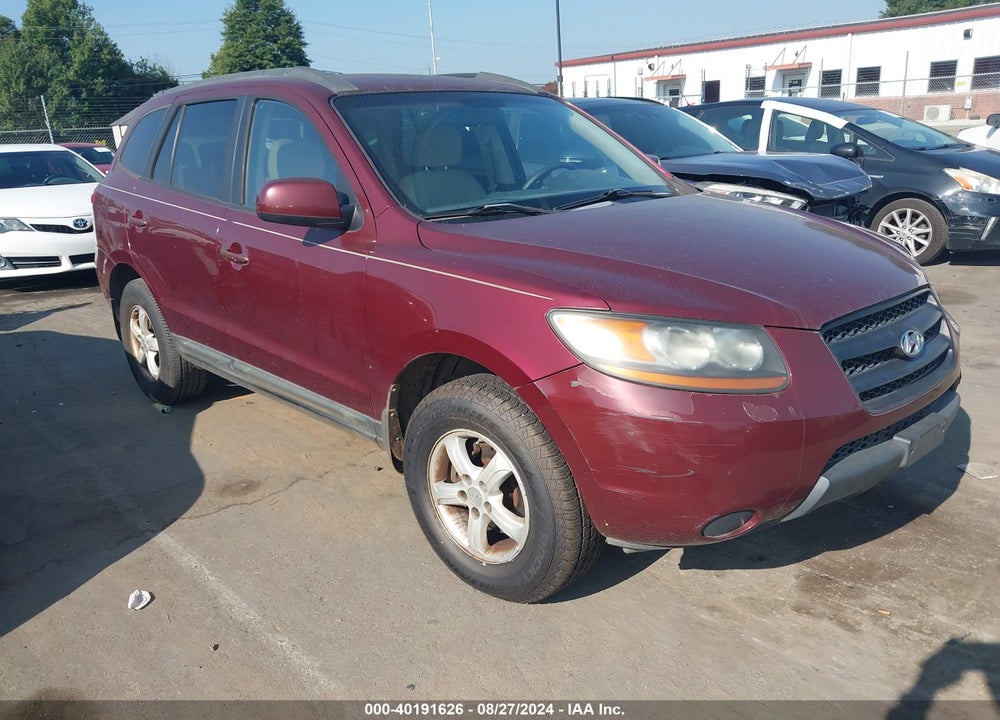 2008 HYUNDAI SANTA FE GLS VIN: 5NMSG13D38H181597