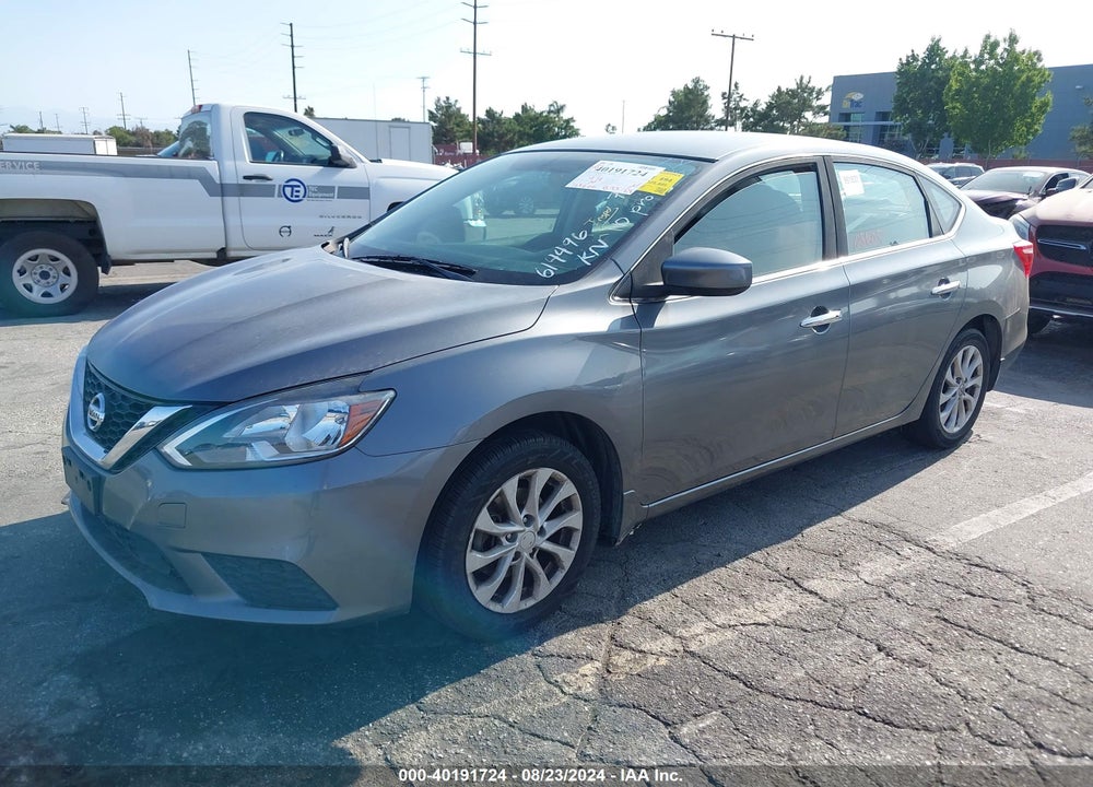 2019 NISSAN SENTRA SV VIN: 3N1AB7AP6KL614496