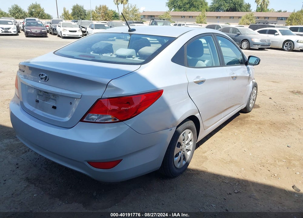 2017 HYUNDAI ACCENT SE VIN: KMHCT4AE6HU297667