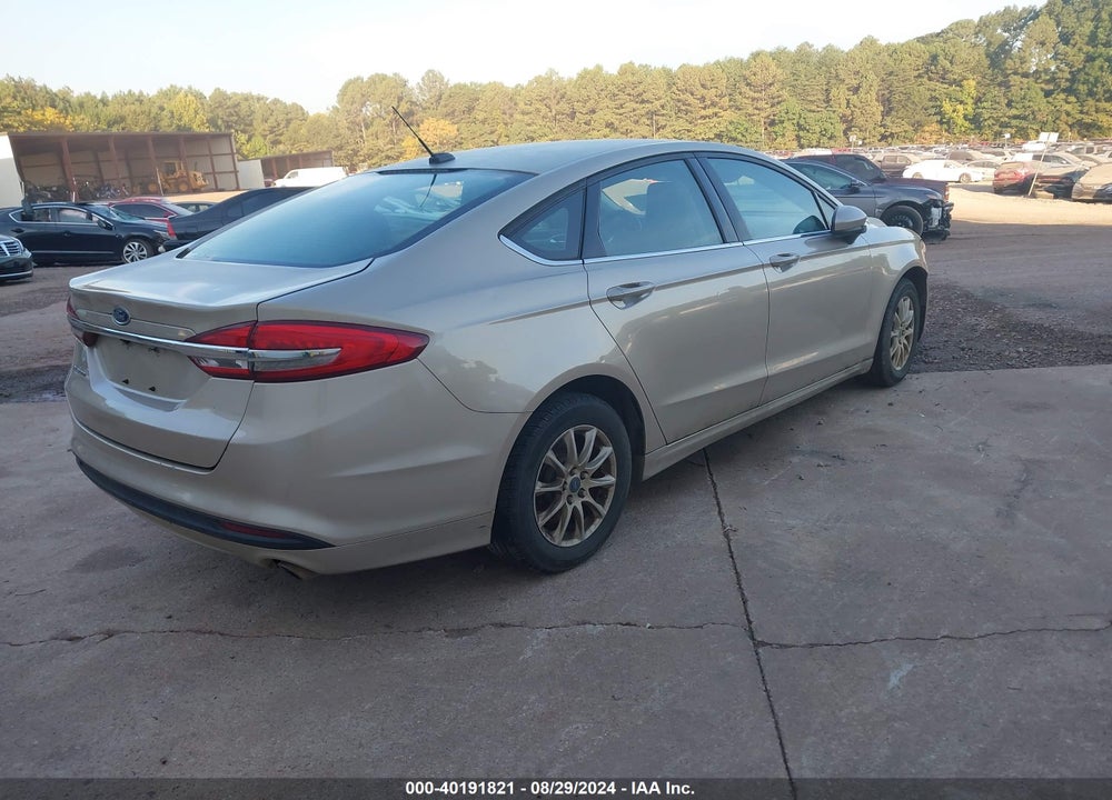 2017 FORD FUSION S VIN: 3FA6P0G79HR267387