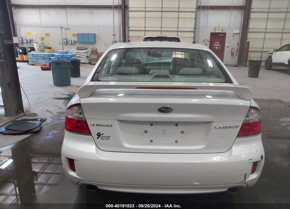 2008 SUBARU LEGACY 2.5I LIMITED VIN: 4S3BL626787224941