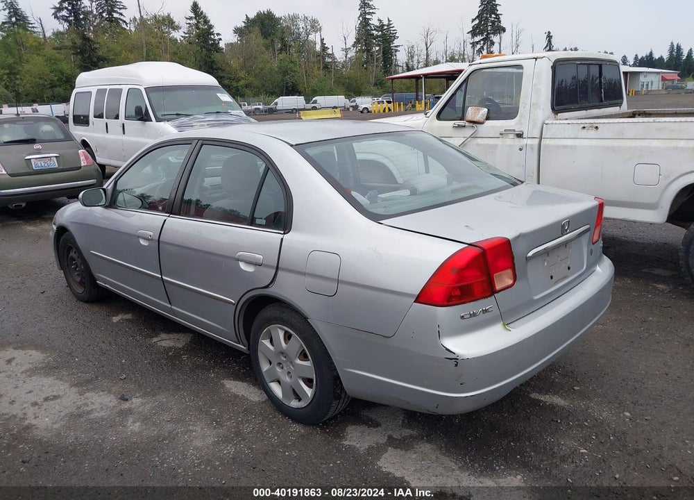 2001 HONDA CIVIC EX VIN: 2HGES26701H571342