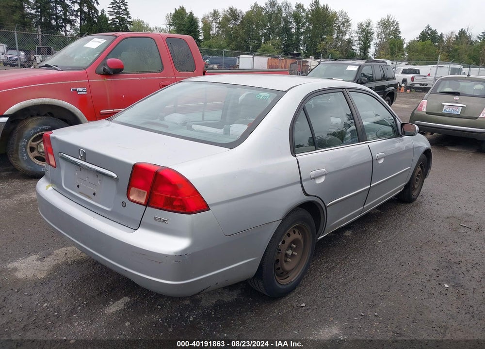 2001 HONDA CIVIC EX VIN: 2HGES26701H571342