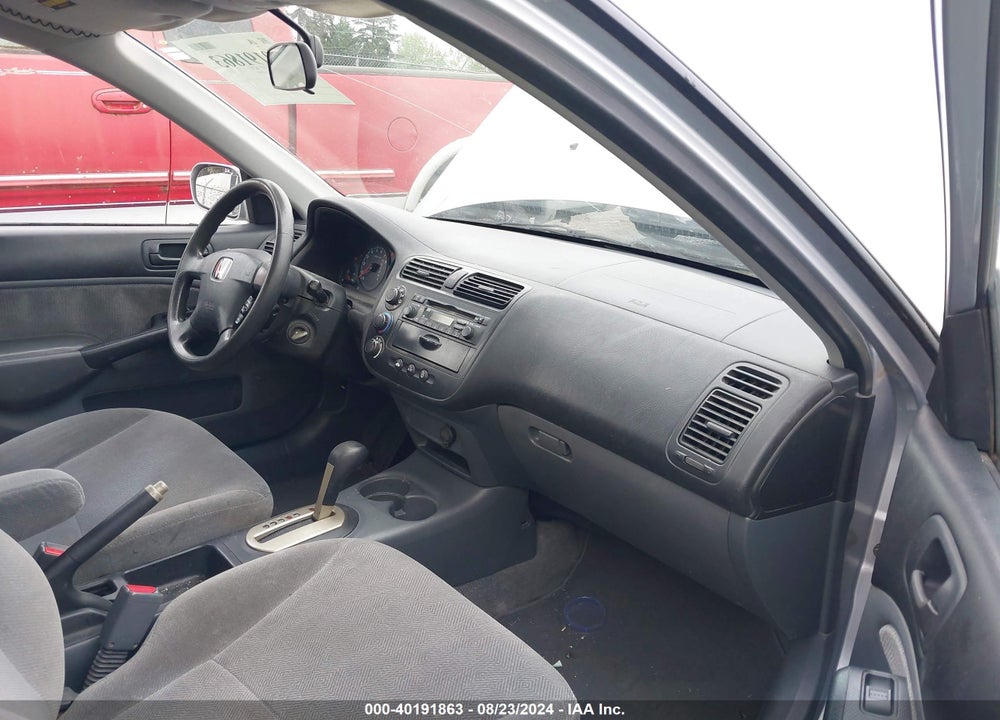 2001 HONDA CIVIC EX VIN: 2HGES26701H571342