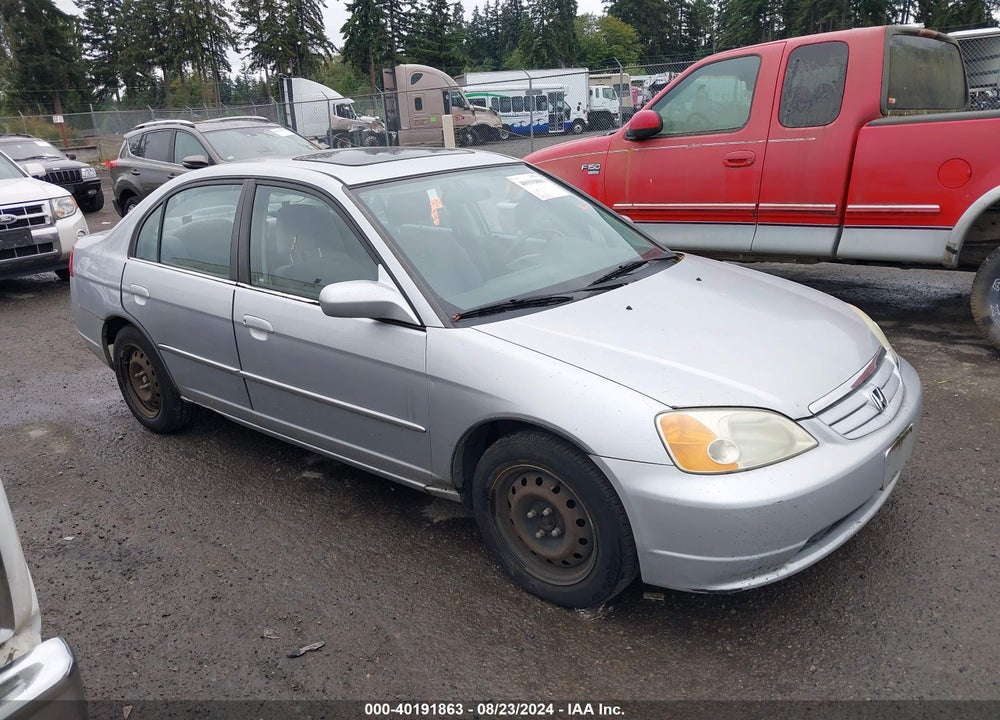 2001 HONDA CIVIC EX VIN: 2HGES26701H571342