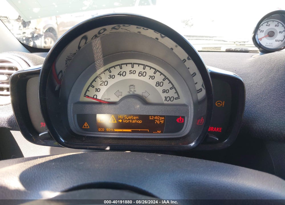 2014 SMART FORTWO ELECTRIC DRIVE VIN: WMEEJ9AA9EK780852