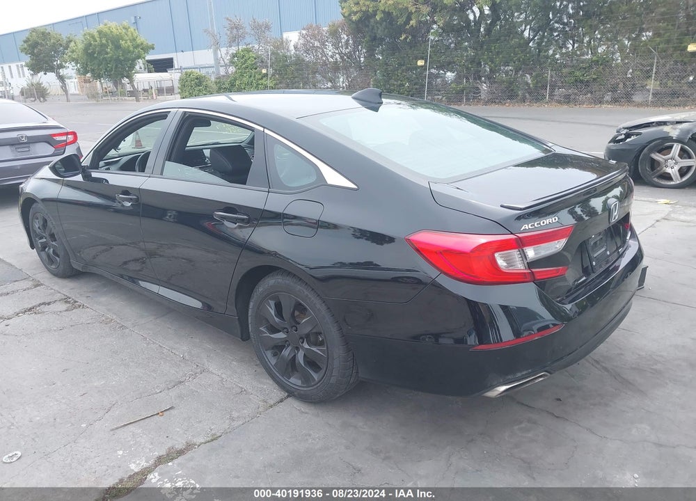 2018 HONDA ACCORD SPORT VIN: 1HGCV1F3XJA199190