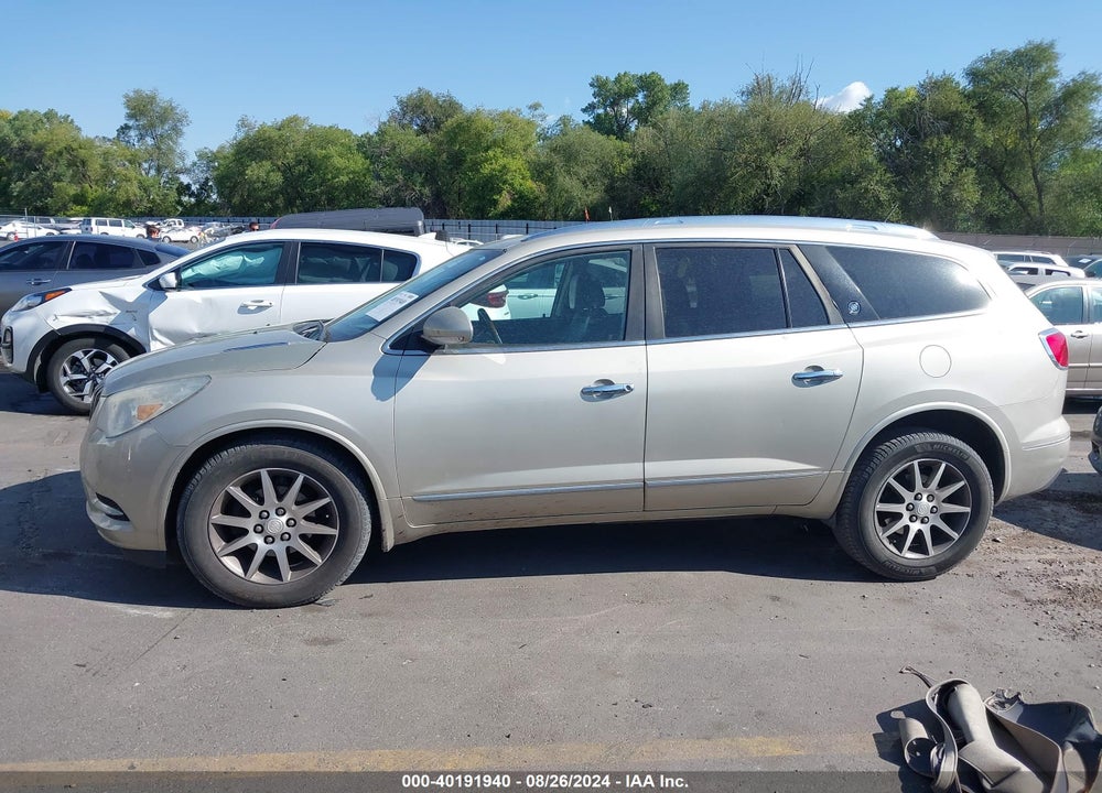 2014 BUICK ENCLAVE LEATHER VIN: 5GAKRBKD8EJ357746