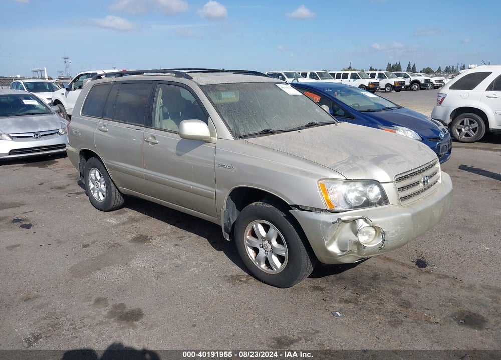 2003 TOYOTA HIGHLANDER LIMITED V6 VIN: JTEHF21A330103742