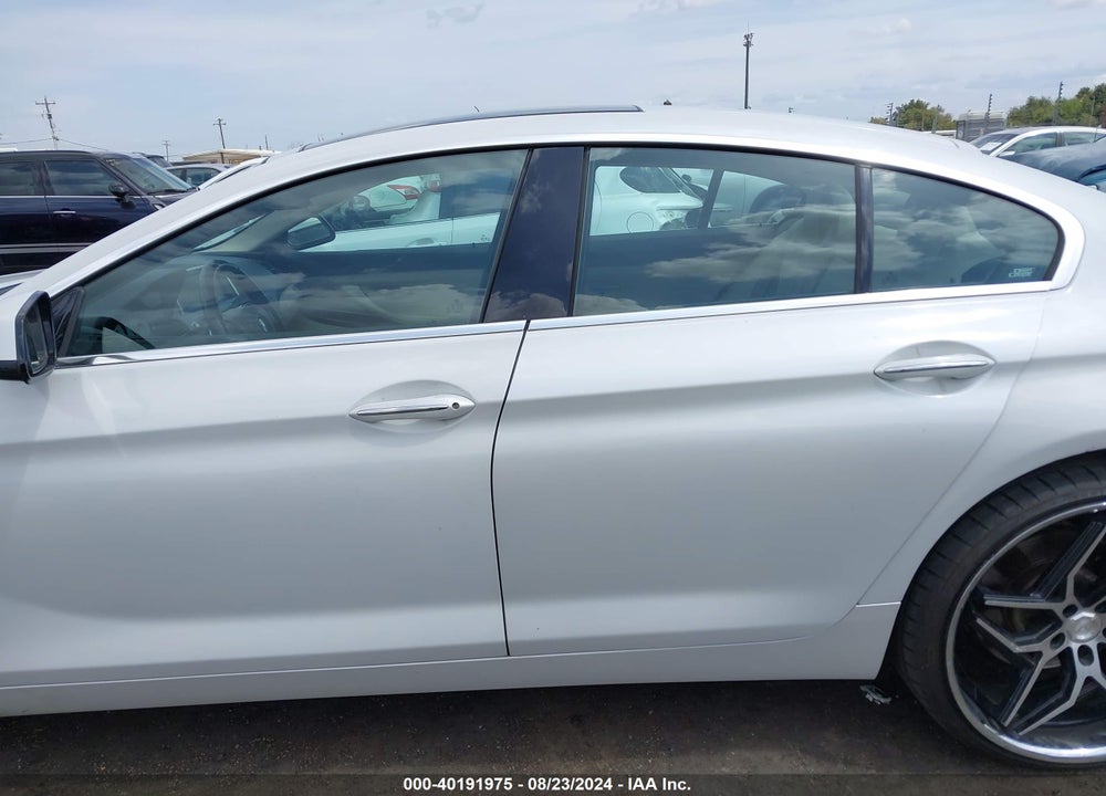 2013 BMW 640I GRAN COUPE VIN: WBA6A0C55DDZ04100