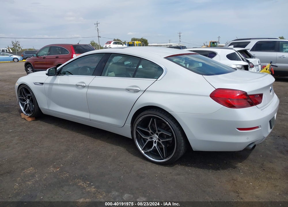 2013 BMW 640I GRAN COUPE VIN: WBA6A0C55DDZ04100