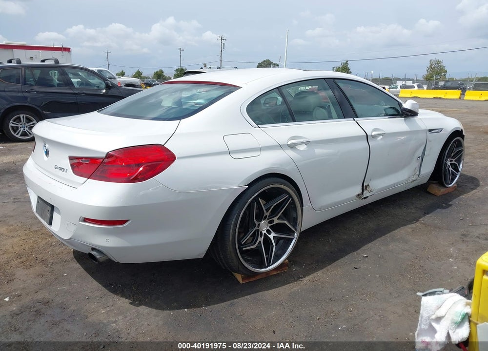 2013 BMW 640I GRAN COUPE VIN: WBA6A0C55DDZ04100