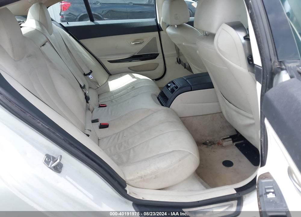 2013 BMW 640I GRAN COUPE VIN: WBA6A0C55DDZ04100