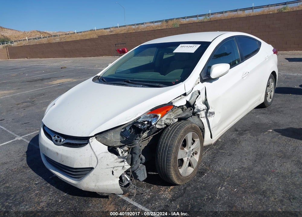 2012 HYUNDAI ELANTRA GLS VIN: 5NPDH4AE0CH142240