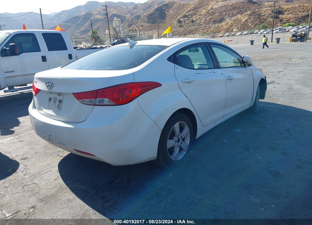 2012 HYUNDAI ELANTRA GLS VIN: 5NPDH4AE0CH142240