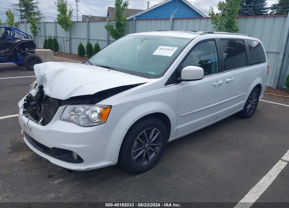 2017 DODGE GRAND CARAVAN SXT VIN: 2C4RDGCG0HR808136