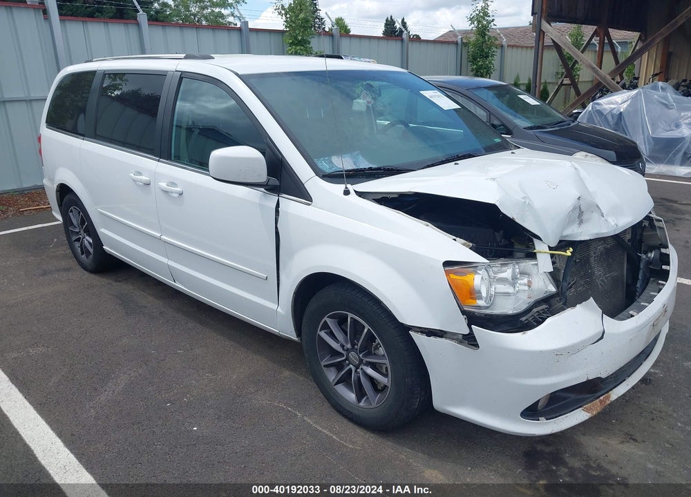 2017 DODGE GRAND CARAVAN SXT VIN: 2C4RDGCG0HR808136