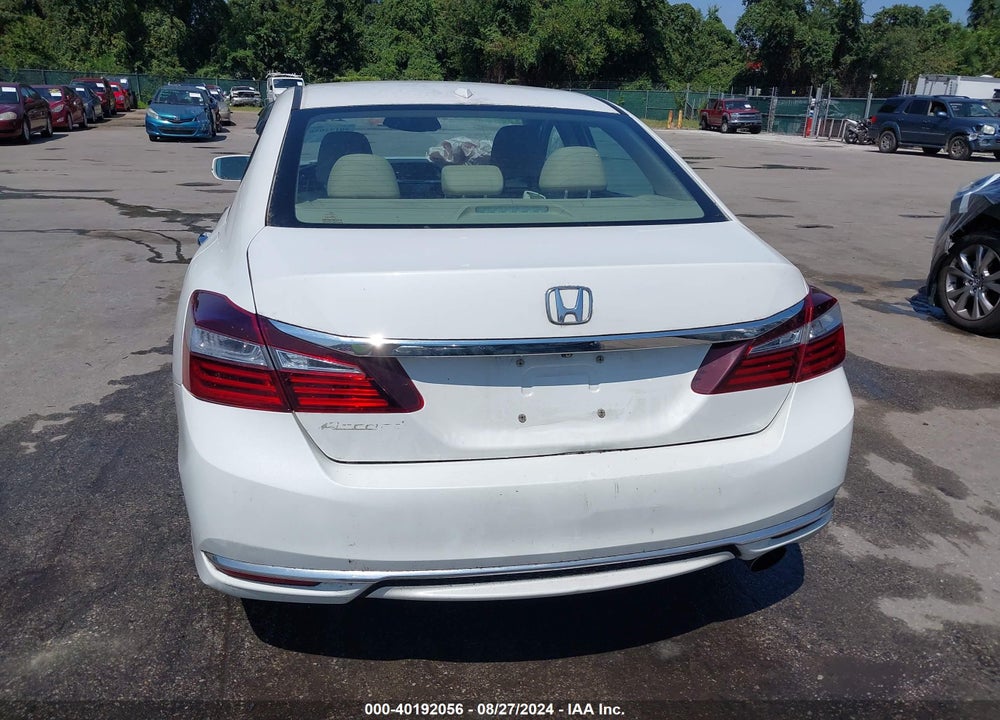 2016 HONDA ACCORD EX-L VIN: 1HGCR2F89GA005201