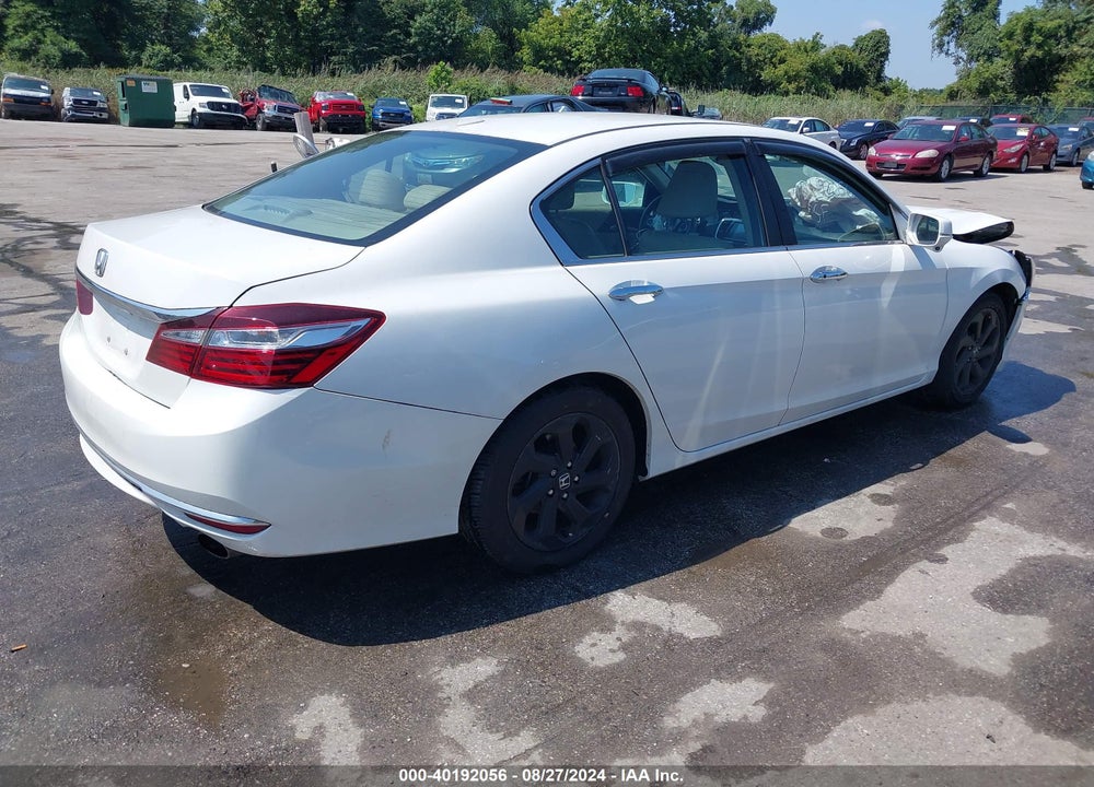2016 HONDA ACCORD EX-L VIN: 1HGCR2F89GA005201